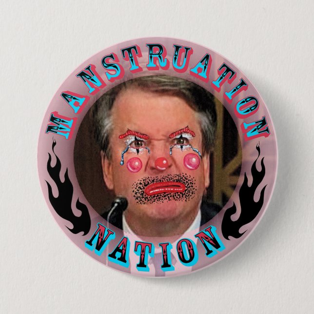 Badge Rond 7,6 Cm Bière d'un clown (Devant)