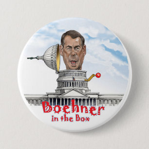 Badge Rond 7,6 Cm Boehner dans la boîte