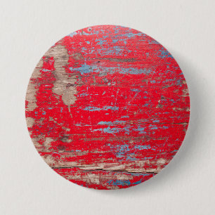 Badge Rond 7,6 Cm Bois rouge