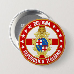 Badge Rond 7,6 Cm Bologne