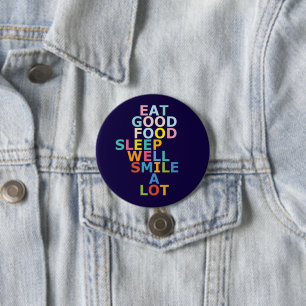 Badge Rond 7,6 Cm Bonne vie