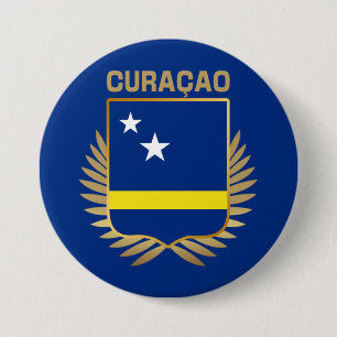Badge Rond 7,6 Cm Bouclier indicateur Curaçao