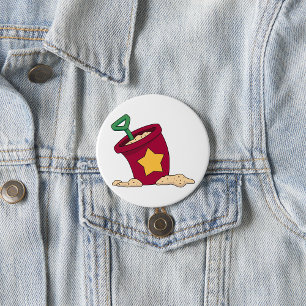 Badge Rond 7,6 Cm Bouquet Et Chaussure
