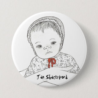 Badge Rond 7,6 Cm Bouton #05 de bébé de janv. Shackelford