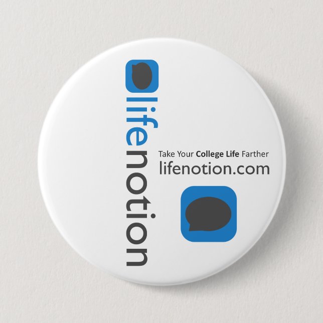 Badge Rond 7,6 Cm Bouton 1 de promo de LifeNotion (Devant)