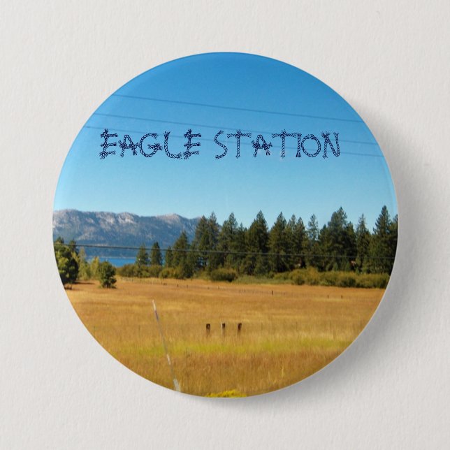 BADGE ROND 7,6 CM BOUTON 2 DE STATION D'EAGLE (Devant)