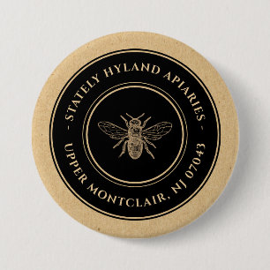 Badge Rond 7,6 Cm Bouton Apiaire promotionnel