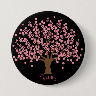 Badge Rond 7,6 Cm Bouton Arborescence ressort