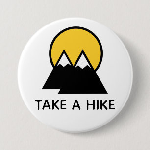 Badge Rond 7,6 Cm Bouton Aventure Randonnée