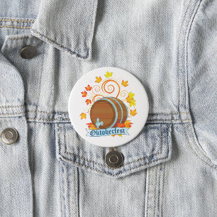 Badge Rond 7,6 Cm Bouton Barrel Oktoberfest
