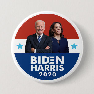Badge Rond 7,6 Cm Bouton Biden Harris 2020