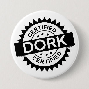 Badge Rond 7,6 Cm Bouton certifié de Dork