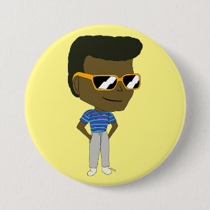Badge Rond 7,6 Cm bouton chibi