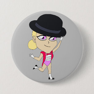 Badge Rond 7,6 Cm bouton chibi