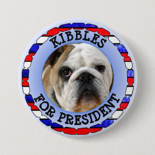 Badge Rond 7,6 Cm Bouton Chien personnalisé pour président