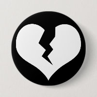 Bouton Coeur cassé / Épingle