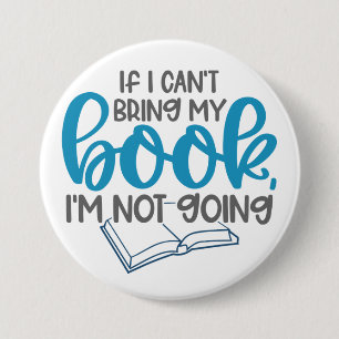 Badge Rond 7,6 Cm Bouton d'amour de lecture de livre