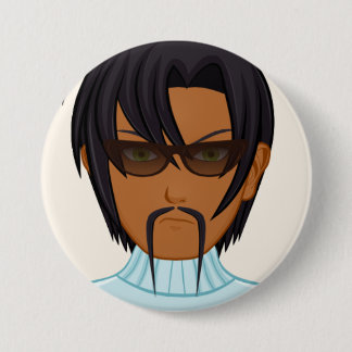 Badge Rond 7,6 Cm Bouton d'avatar