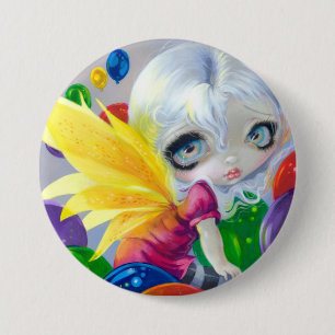 Badge Rond 7,6 Cm Bouton "de ballons féeriques"