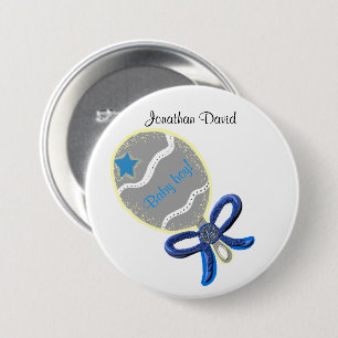 Badge Rond 7,6 Cm Bouton de bébé de bienvenue