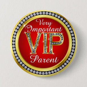 Badge Rond 7,6 Cm Bouton de bénévolat parent VIP - srf