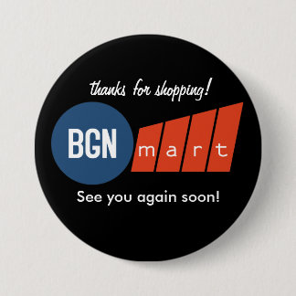 Badge Rond 7,6 Cm Bouton de BGNmart