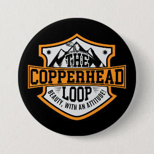 Badge Rond 7,6 Cm Bouton de boucle de Copperhead