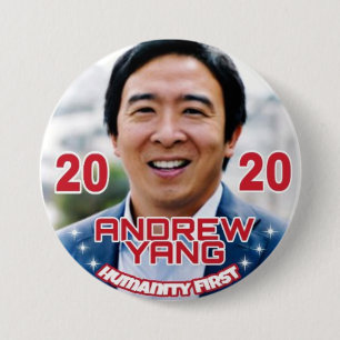 Badge Rond 7,6 Cm bouton de campagne - candidat à la présidence