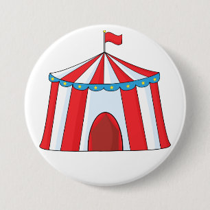 Badge Rond 7,6 Cm Bouton de chapiteau de cirque