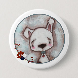 Badge Rond 7,6 Cm Bouton de chien