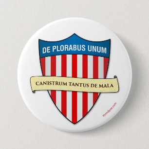 Badge Rond 7,6 Cm Bouton de De Plorabus Unum 3 pouces