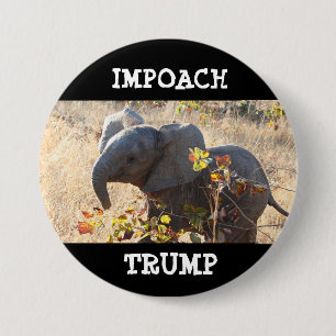 Badge Rond 7,6 Cm bouton de Donald Trump d'ATOUT d'iMPOACH