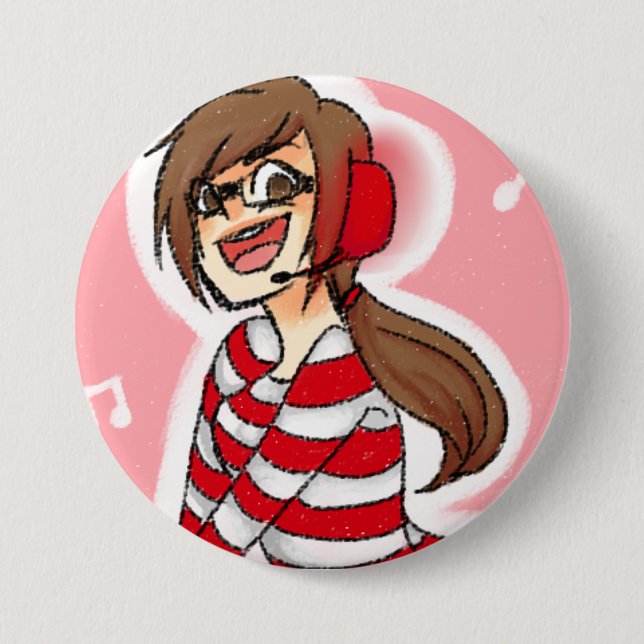 Badge Rond 7,6 Cm Bouton de KEIpoid ! (Devant)