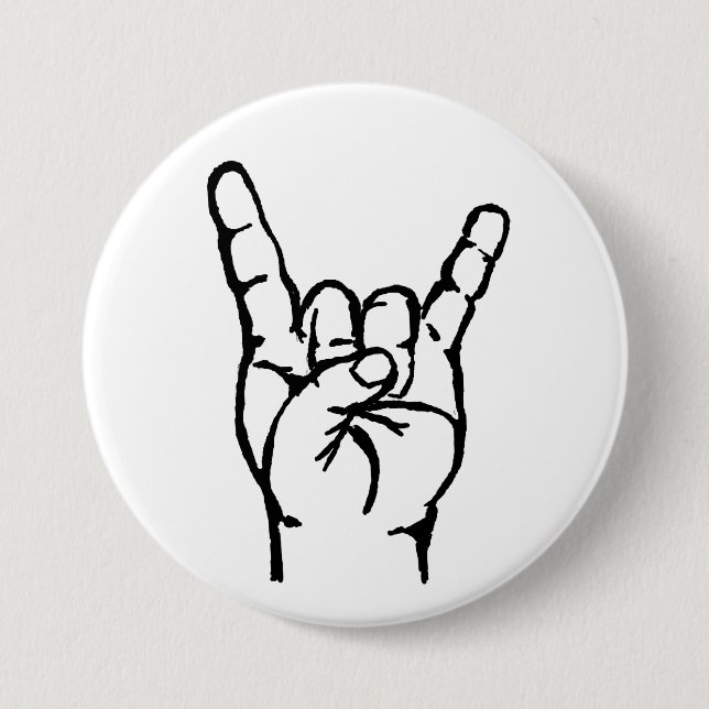 Badge Rond 7,6 Cm Bouton de klaxon en métal (Devant)