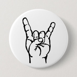 Badge Rond 7,6 Cm Bouton de klaxon en métal