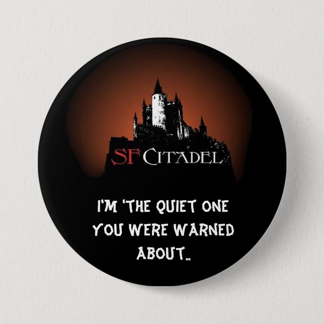 Badge Rond 7,6 Cm Bouton de la tranquillité une (Devant)