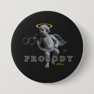Badge Rond 7,6 Cm Bouton de l'Atlas de Prosodie