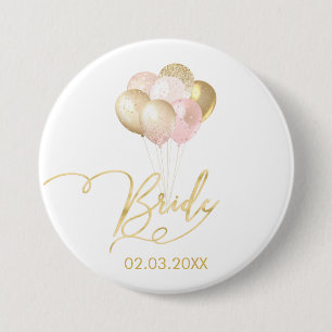BADGE ROND 7,6 CM BOUTON DE LUFTBALLONS DE L'ÉQUIPE BRIDE