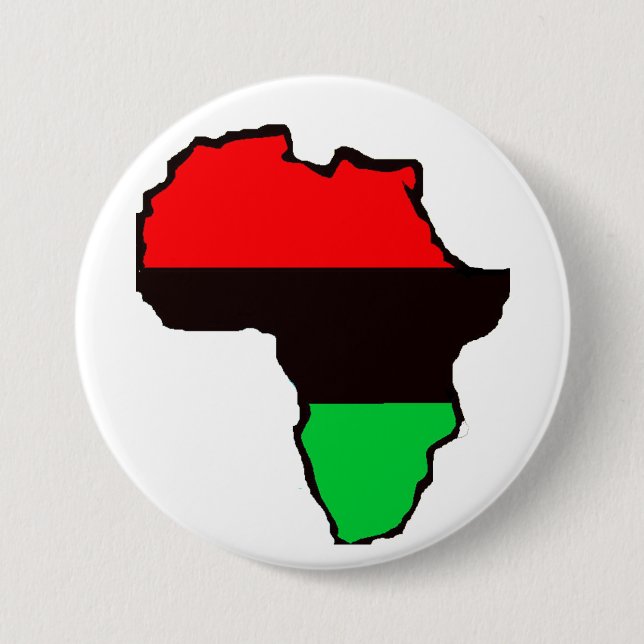 BADGE ROND 7,6 CM BOUTON DE RBG AFRIQUE (Devant)