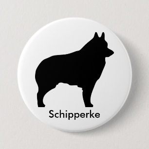Badge Rond 7,6 Cm Bouton de Schipperke
