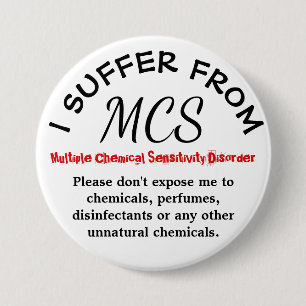 Badge Rond 7,6 Cm Bouton de sensibilisation et d'avertissement MCS