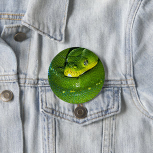 Badge Rond 7,6 Cm Bouton de serpent d'anniversaire heureux
