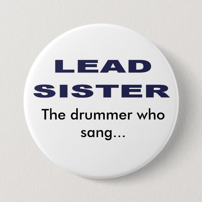 Badge Rond 7,6 Cm Bouton de soeur d'avance (Devant)
