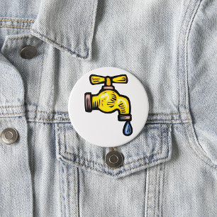 Badge Rond 7,6 Cm Bouton Déclencher un défaut
