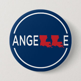 Badge Rond 7,6 Cm Bouton d'état d'Angelle