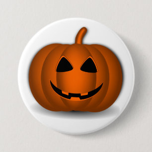 Badge Rond 7,6 Cm Bouton d'Halloween Jack o' Lantern