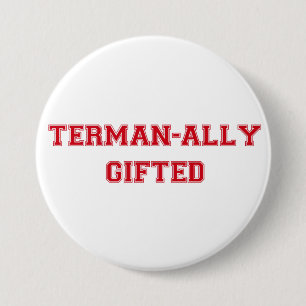 Badge Rond 7,6 Cm bouton doué de Terman-allié
