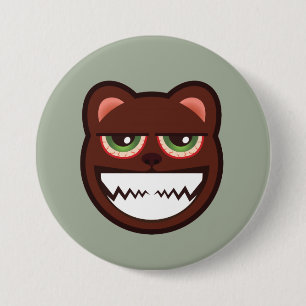 Badge Rond 7,6 Cm Bouton d'ours de Mk