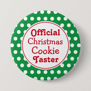 Badge Rond 7,6 Cm Bouton Drôle Cookie Taster Pin
