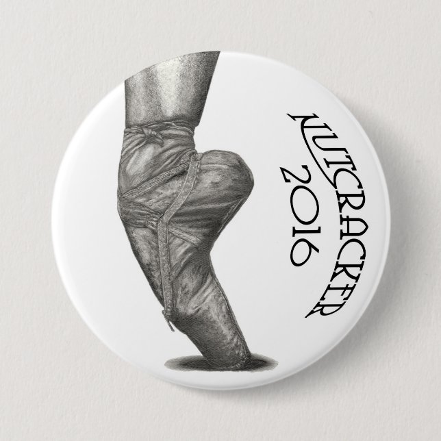 Badge Rond 7,6 Cm Bouton du casse-noix 2016 (Devant)